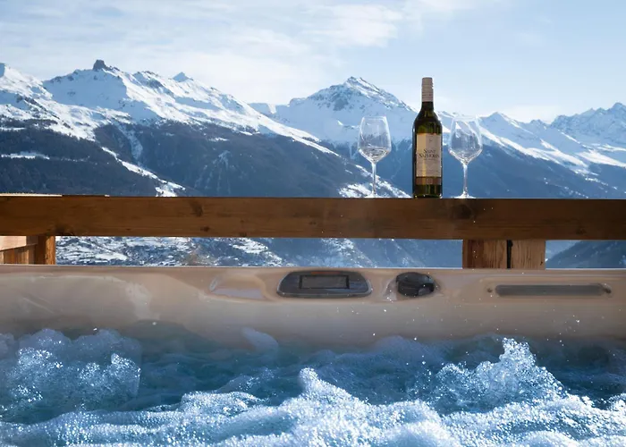 Appartement Dixence Luxury Floor With Jacuzzi Hérémence